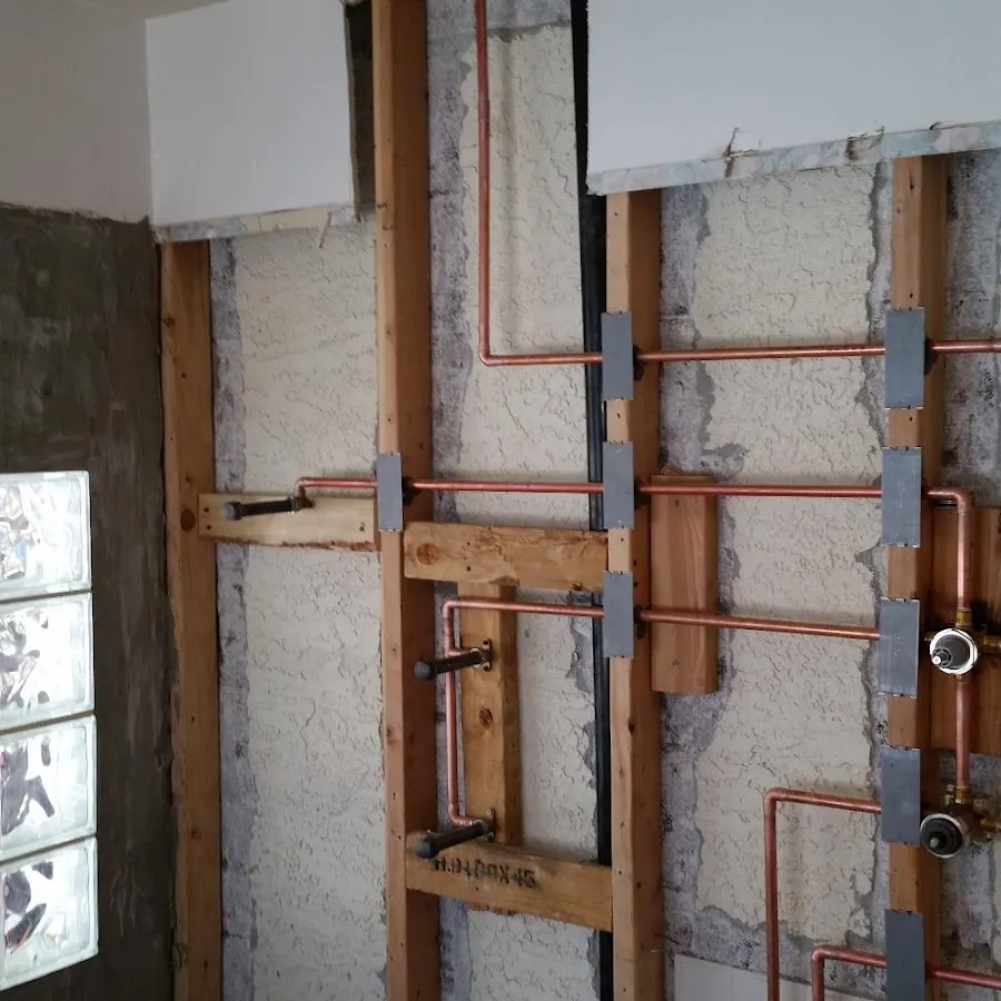 Copper pipe installation for Burst Pipe Repair in Busti